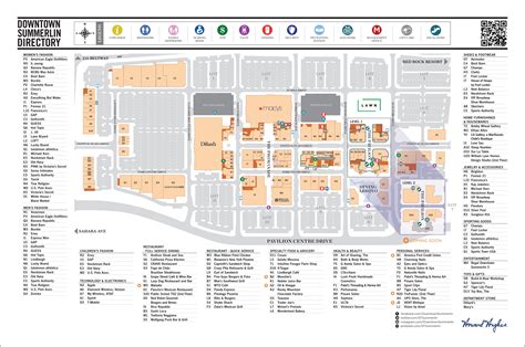 downtown summerlin mall map.